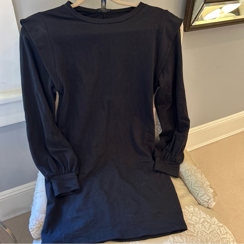 Aqua black dress size small NEW